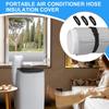 Air Conditioner Hose Protection Cover Insulated AC Hose Duct Vent Cover with 3 Ties Easy Installation for 5.9 Inch Air Condition