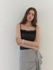 Asula Pale Lace Sleeveless (Charcoal)