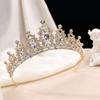 Children's Crystal Tiara Headband: Princess Crown Hair Accessory for Girls' Birthdays and Performances