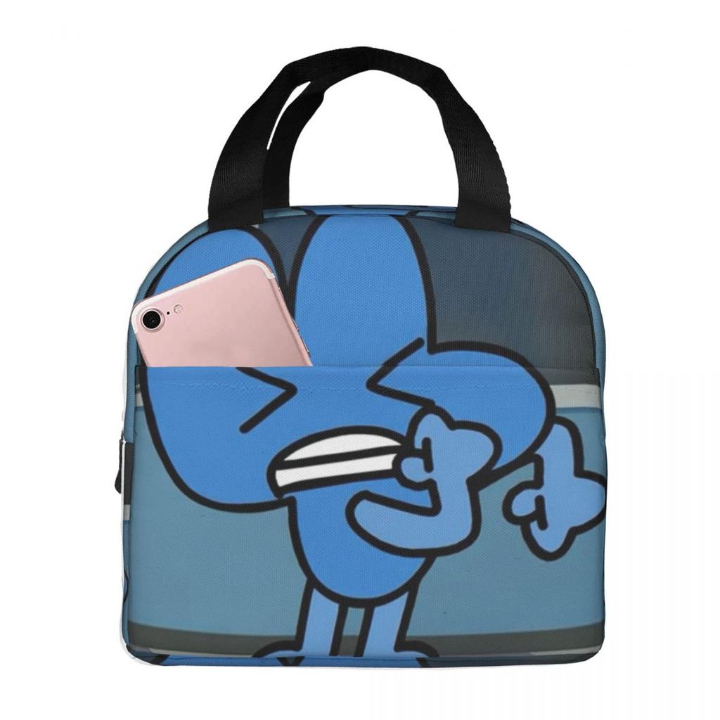 Two Tpot BFDI Insulated Lunch Bag for Women Children Leakproof Food Boxes Thermal Lunch Box Tote