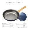 Aimedia 26cm Induction Cooktop Diamond Coated Frying Pan Cooking Cookware - Kitchenware, Utensils,