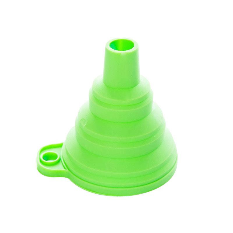 

Silicone Folding Funnel, Large Diameter Suction Nozzle Grain Storage Bag Funnel, Ice Pack Water Injection Special, Soy Sauce Kettle зелений
