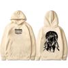 Chainsaw Man Hoodie Vintage Manga Makima Eyes Graphic Pullover Hoodies Men Women Cartoon Casual Oversized