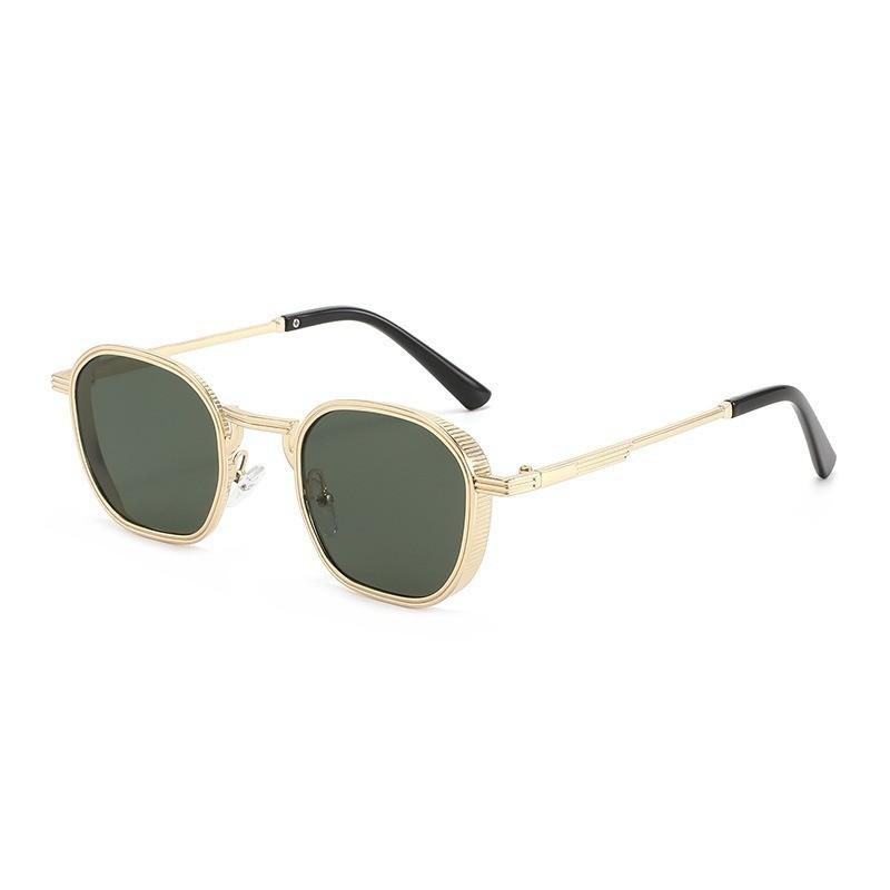 Vintage Square Sunglasses For Men And Women With Uv400 Protection And Metal Frame Perfect For Outdoor Activities