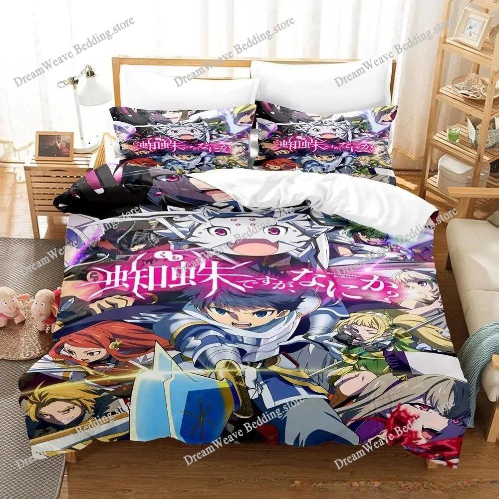 3d Print Anime So I'm A Spider, So What Bedding Set Single Twin Full Queen King Size Bed Set Adult Kid Bedroom Duvet Cover Sets9