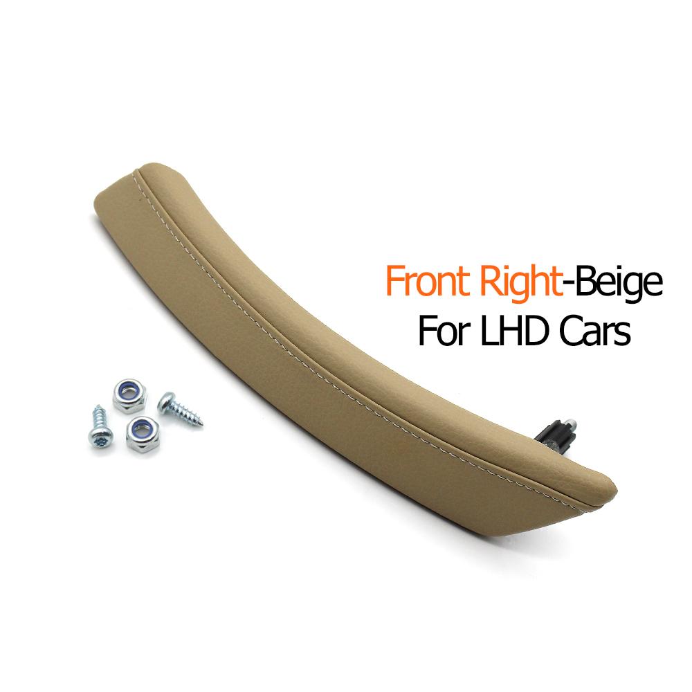 LHD Car Interior Armrest Door Handle Window Panel Pull Handle Cover Trim Replacement For BMW 5 Series E60 E61 2006-2010