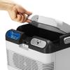 Frigorifero Mini Portatile 12V/240V 60W 12L / Scaldavivande Con 2 Metodi di Ricarica con Maniglia per Auto Campeggio Casa Frigorifero Cooler