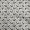 oneOone Cotton Flex Grayish Blue Fabric Birds Rooster  Quilting Supplies Print Sewing Fabric By The Yard 40 Inch
