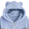 Women's 2023 Autumn Loose Knit Plush Hooded Cardigan Jacket