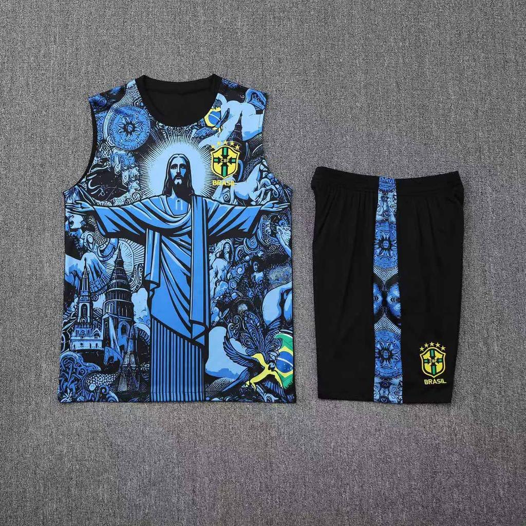 Wholesale Argentina France Portugal Brazil Real Madrid Barcelona Arsenal Breathable Sports Jerseys Vest Training Clothes