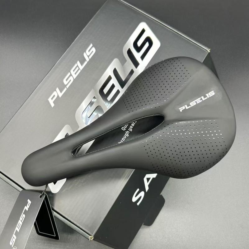 Carbon Fiber Bike Saddle Mountain Road Cycling Seat Cushion Lightweight Shock Absorption