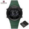 Naviforce Men's Boy Digital Watch Date Day Chronograph Silicone Strap Night Pattern Waterproof Outdoor Casual Sports Men's Boy Watch NF9246