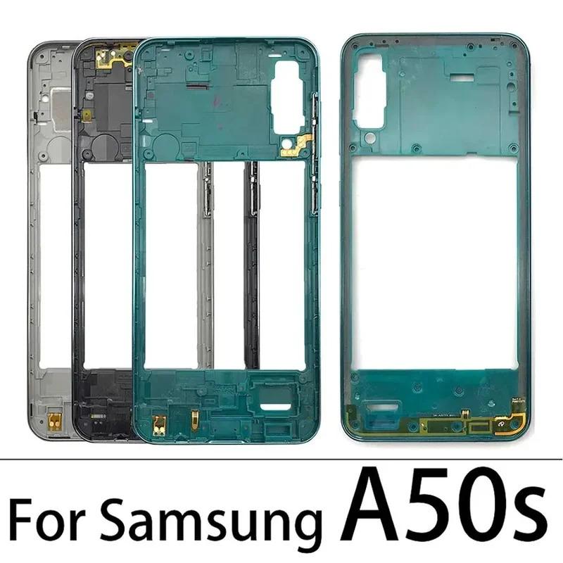 Phone Middle Frame For Samsung A21s A20s A30s A50s A70s Frame Housing Replacement Repair Parts