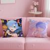 ReLife In a Different World from Zero Cushion Cover Soft  EasyWash Pillow Case  Versatile for Couch Bed Travel and Office