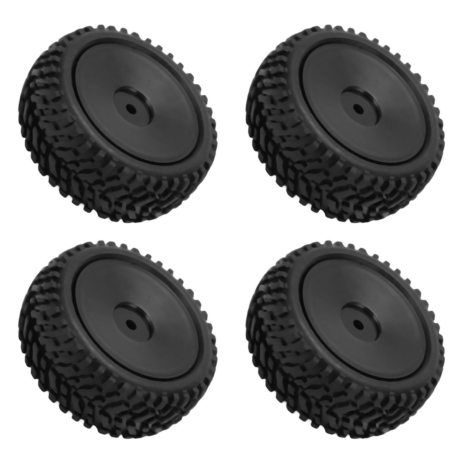 

4Pcs 75mm Closed Tire 1/16 Wheel Tire RC Car Upgrade Parts for Wltoys 144001 1/14 Off Road Car