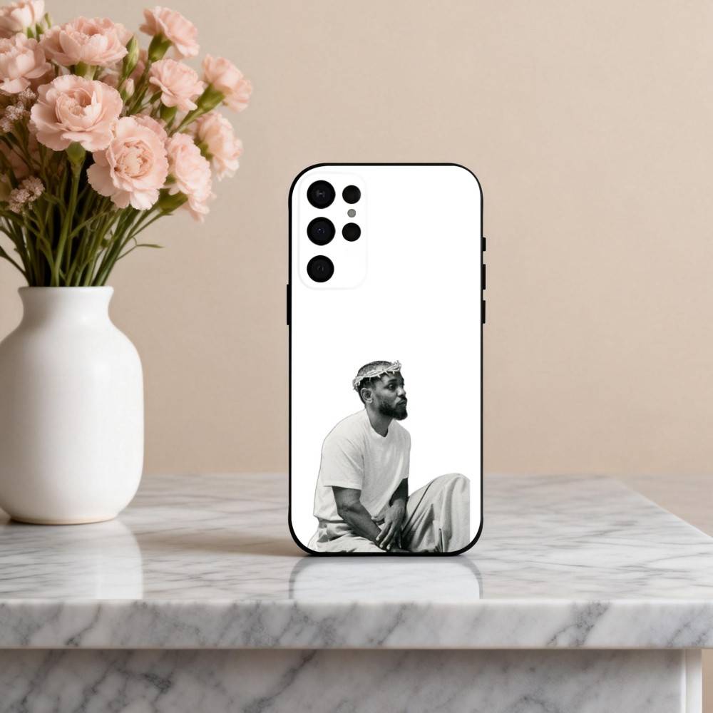 K-Kendrick-K Rapper L-Lamar-R Phone Case For Samsung S25,24,23,22,30,21,10,9,Ultra,Plus,Lite,FE,4,5 G Soft Black Case
