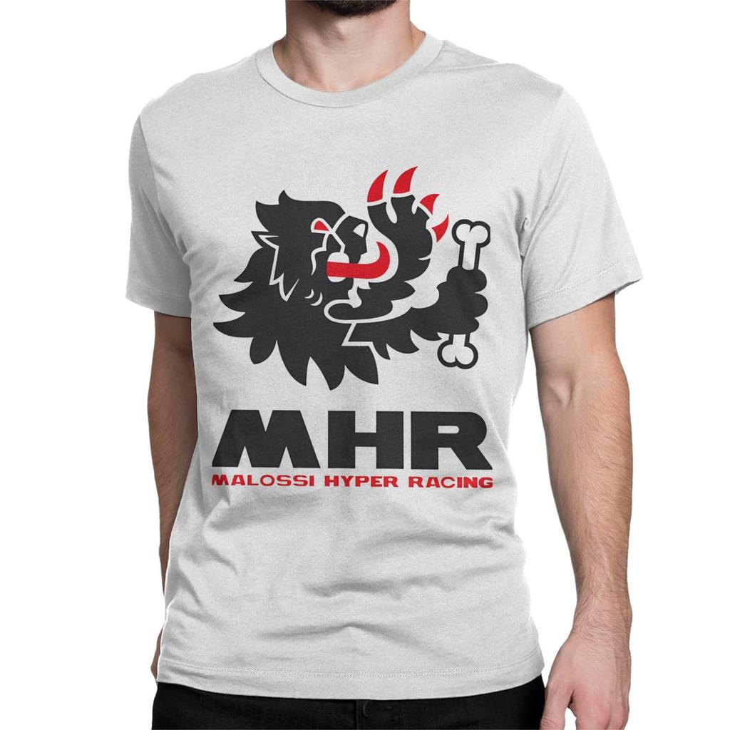 Herren Damen T-Shirts Italien Motorradrennen MHR Erstaunliche Baumwoll-T-Shirts Kurzarm Malossi T-Shirts Rundhals Grafikdruck