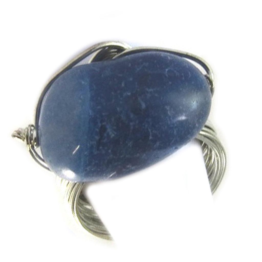 Silverblå 'Mineralia' ring