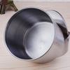 Fashion Home Office Desk Trash Bin Stainless Steels Swing Top Lid Small Waste Organizers Rubbish Can For Tight Space