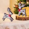 Christmas Elk  Wooden Ornaments Christmas Decorations Deer Ornaments Christmas Desktop Window Deer Decoration