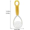 5Pcs Mini Potato Masher Cooking Utensils Non-Scratch Nonstick Masher Manual Silicone Potato Masher Kitchen Tools for Bean, Root Vegetables