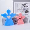 New Arrival angel Design Silicone Mold Chocolate Lollipop Cake Decor Mould Easter Aroma Candle Resin Concrete Molds Home Decor