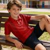 Kids Polo Shirt Quick Dry Short Sleeve Collared T-Shirt Breathable Lightweight School Style Tee for Boys and Girls