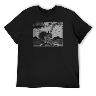 Lone Wolf and Cub - Ogami & Daigoro Itto T-Shirt Hippie-Kleidung lustiges Shirt Baumwolle Rapper Grafik-T-Shirts schlichte schwarze T-Shirts Herren