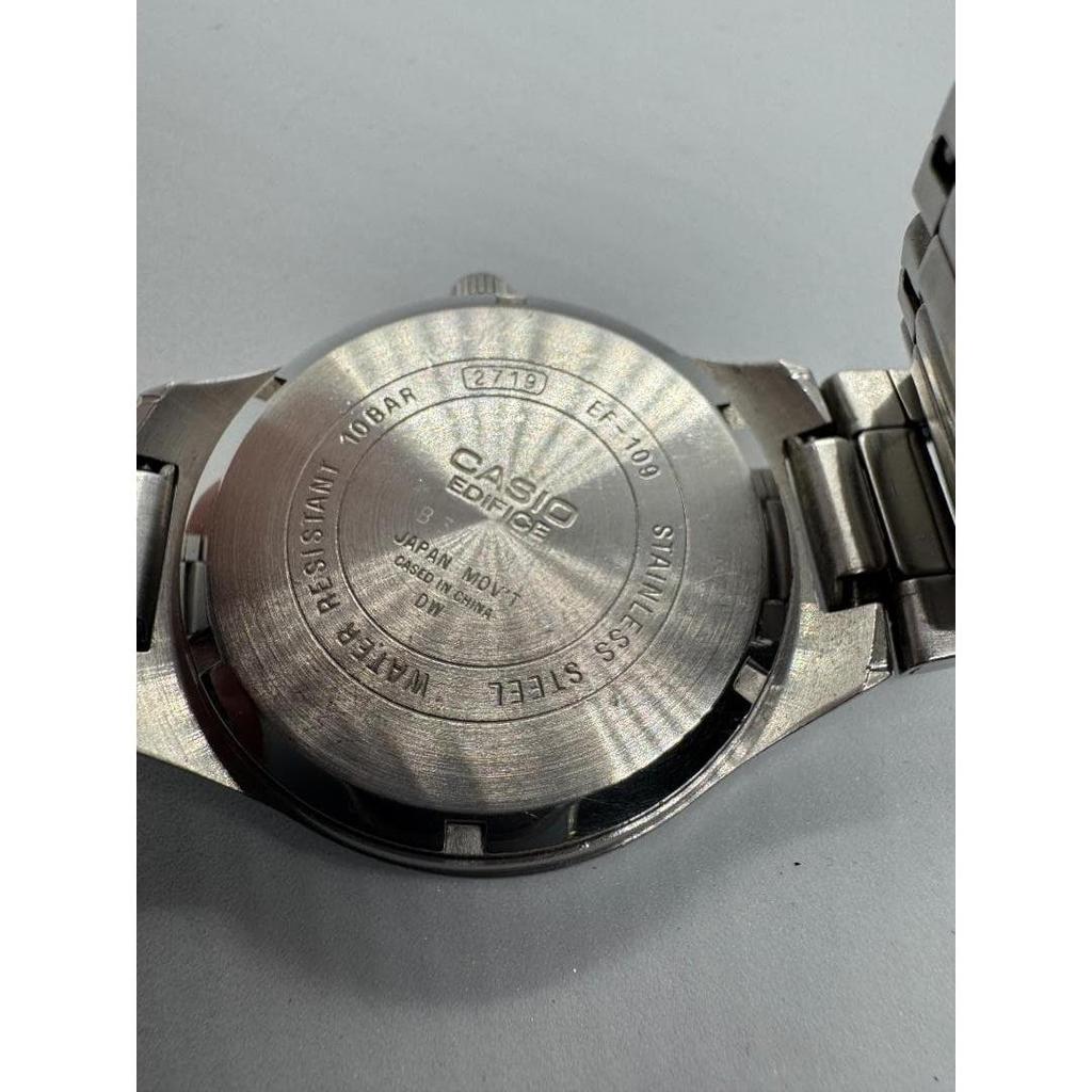 Used [Operation] CASIO EDIFICE Men's Quartz 10 ATM Water Resistant W64