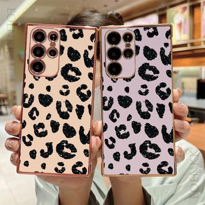 New Style Leopard Print Phone Case For Samsung Galaxy S24 S23 S22 S21 S20 Ultra FE A15 A25 A35 A55 Note 10 20 Lite Plus 5G Cover