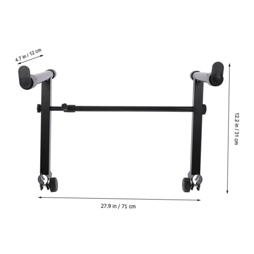 LIFKOME Adjustable and Telescopic Keyboard Elevation Rack, 2-Pack, Compact, Lightweight, Portable, Folding Design