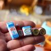 5Pcs/Set Miniature Food Cute Realistic Resin Tiny  Milk Yogurt Ketchup Cans Food Plastic Model Toy for Kids