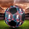 1PC Lamine Yamal Génie taille 5 ballon de football PrahaBallon de football en salle Coloré Tous les âges Cousu à la machine PVC Prêt pour la compétition Durable Haut rebond