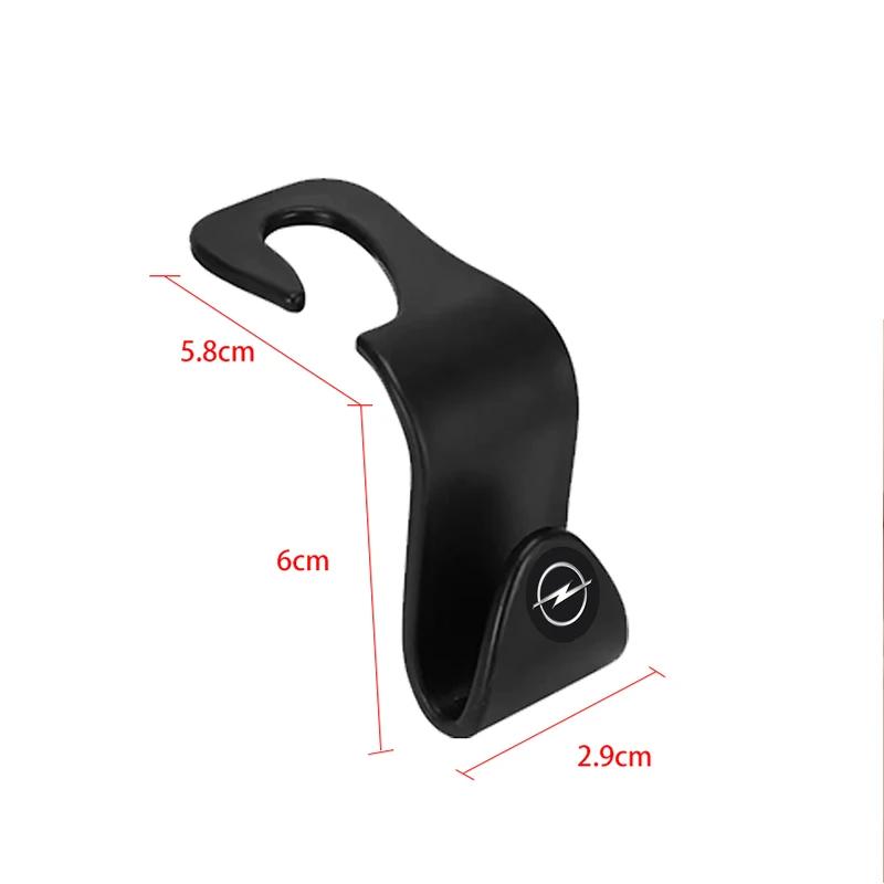 BBHM3 2/4/6pcs Car Seat Back Hook Storage Rack For Opel Insignia Astra H G J Antara Vectra Vivaro Corsa C D Zafira B Car Styling