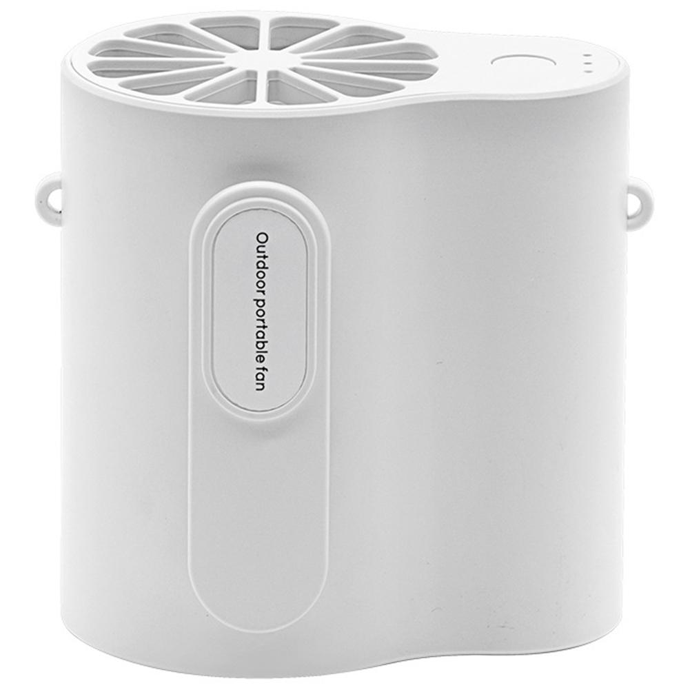 Portable Waist Fan Hanging Cooling Fan Multifunctional USB Clip On Fan with Night Light for Fishing Camping Hiking