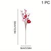 2 /3pcs Red Pink Foam Love Heart Branch Glitter Foam Love Pick Stick Valentine's Day Flower Bouquet Home Vase Picks Wedding