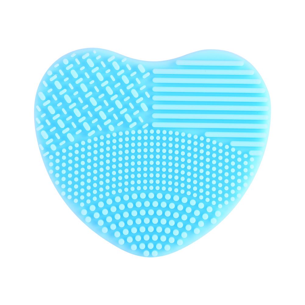 7Colors Makeup Brush Cleaner Silicone Heart Glove Cleaning Cosmetic Board Washing Scrubber