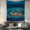 Pinocchio Legacy Wall Tapestry Aesthetic Wall Hanging Printed Fabric Blanket Decorative Tapestries for Bedroom Living Room Home Decor