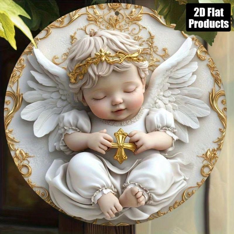 Decorative Metal Wall Art Sign 20x20 Cm Tin Painting