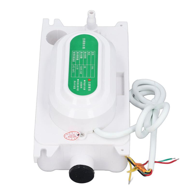 Condensate Pump Automatic HVAC  Removal Drain 100L/H  with 500ml  for Dehumidifier 100‑ AC Condensate Removal Pump