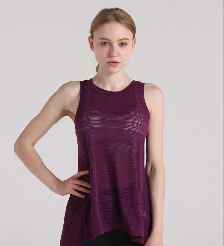 

Жіночий швидковисихаючий дихаючий топ для йоги без рукавів із зав язками на спині Extra Large червоний/винний