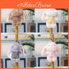 Adorable Rabbit Plush Doll Pendant With Pp Cotton Filling For Bag Decoration