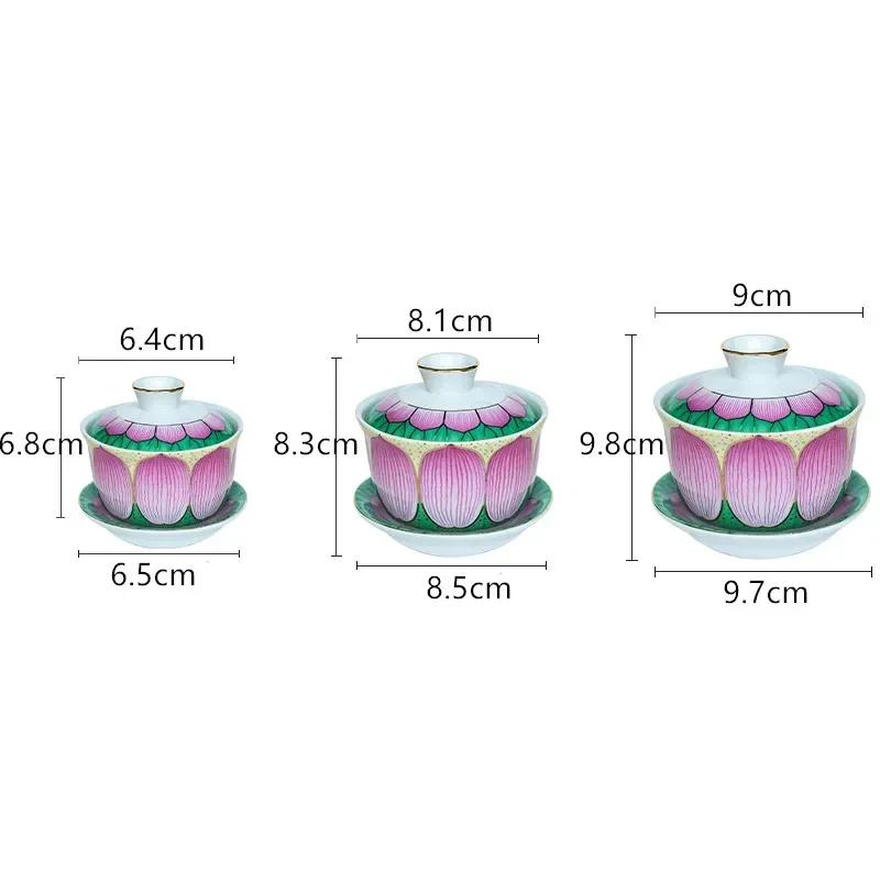 Traditional Ceramics Water Supply Cup Home Feng Shui Worship Decoration Buddha Hall Guanyin Holy Water Cup Buddhist Supplies