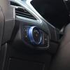 For 2015- Ford Edge Blue Aluminum Headlight Switch Control Knob Ring Trim 1X