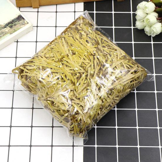 Crinkle Paper Universal Reliable Lightweight Raffia Paper DIY Gift Box Filling Raffia Paper Shredded Raffia Paper for Christmas