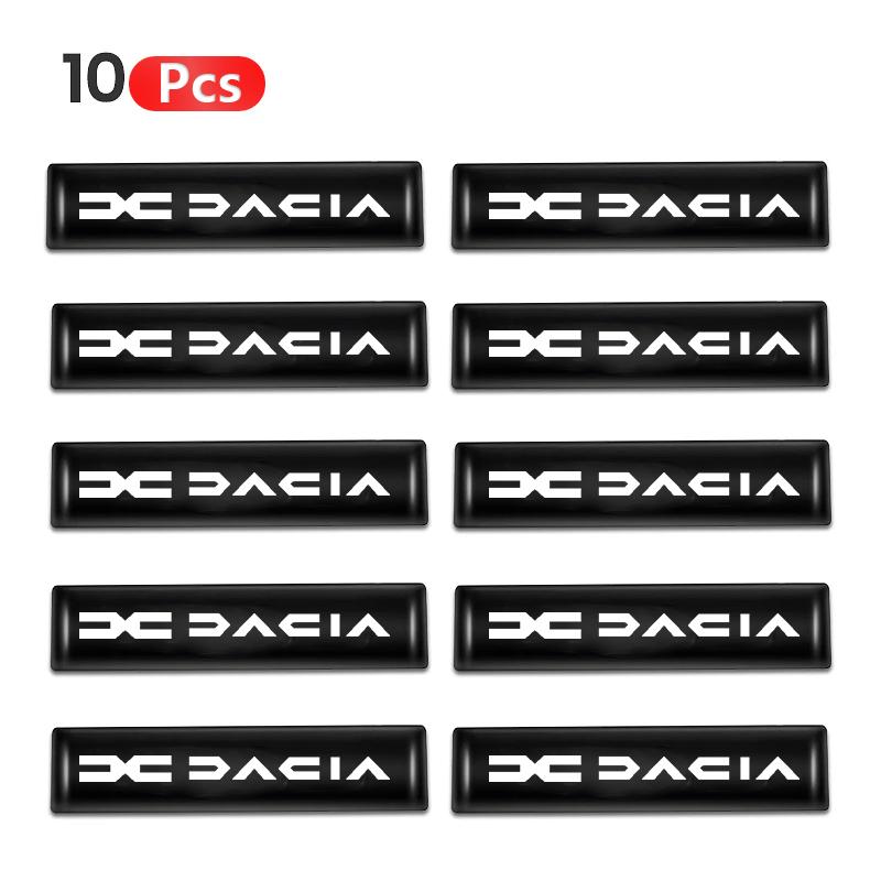2/4/10Pcs 3D Car Badge Decorative Stickers For Dacia Duster Logan Dokker Lodgy Jogger MCV Spring Sandero Stepway