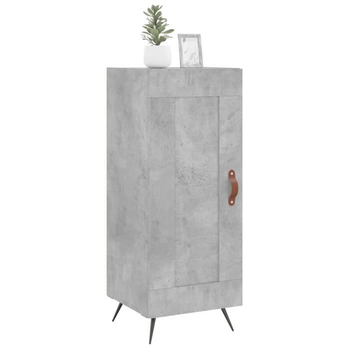 VidaXL Buffet Concrete Grey 34.5x34x90 Cm Engineered Wood 830416
