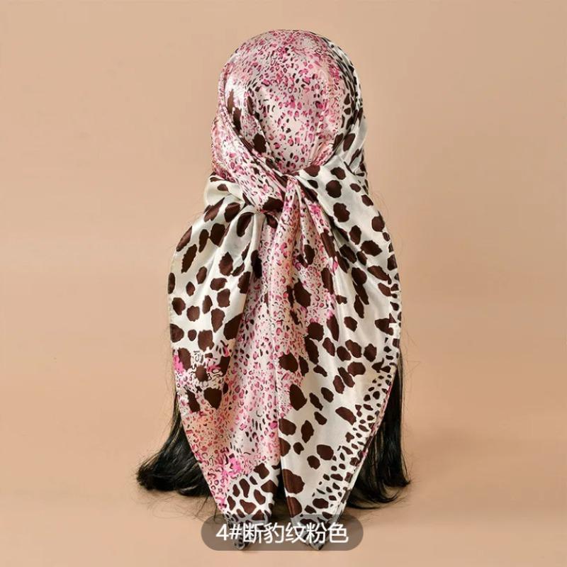 Meier Silk Scarf 90cm Women's Headscarf New Letter Print Scarf Satin Square Scarf