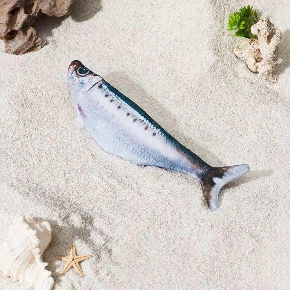 1/3Pcs Motion Sensor Interactive Cat Toy Realistic Flopping Catnip Kicker Toy  Interactive Play