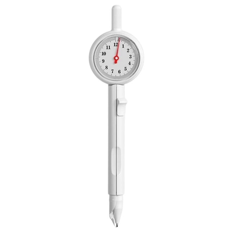 Ergonomic Plastic Measuring Compass Featuring 30cm Extended Reach Suitable For Art Drawing And Math Study Applications